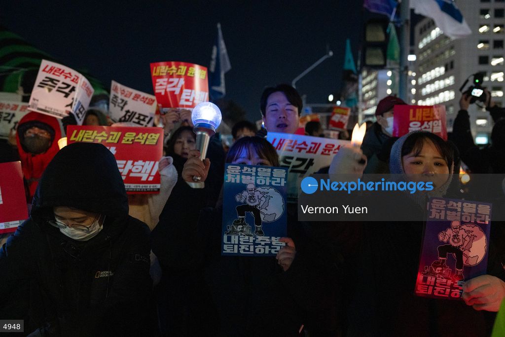 South Korea Protest Demanding President Yoon to be Impeached