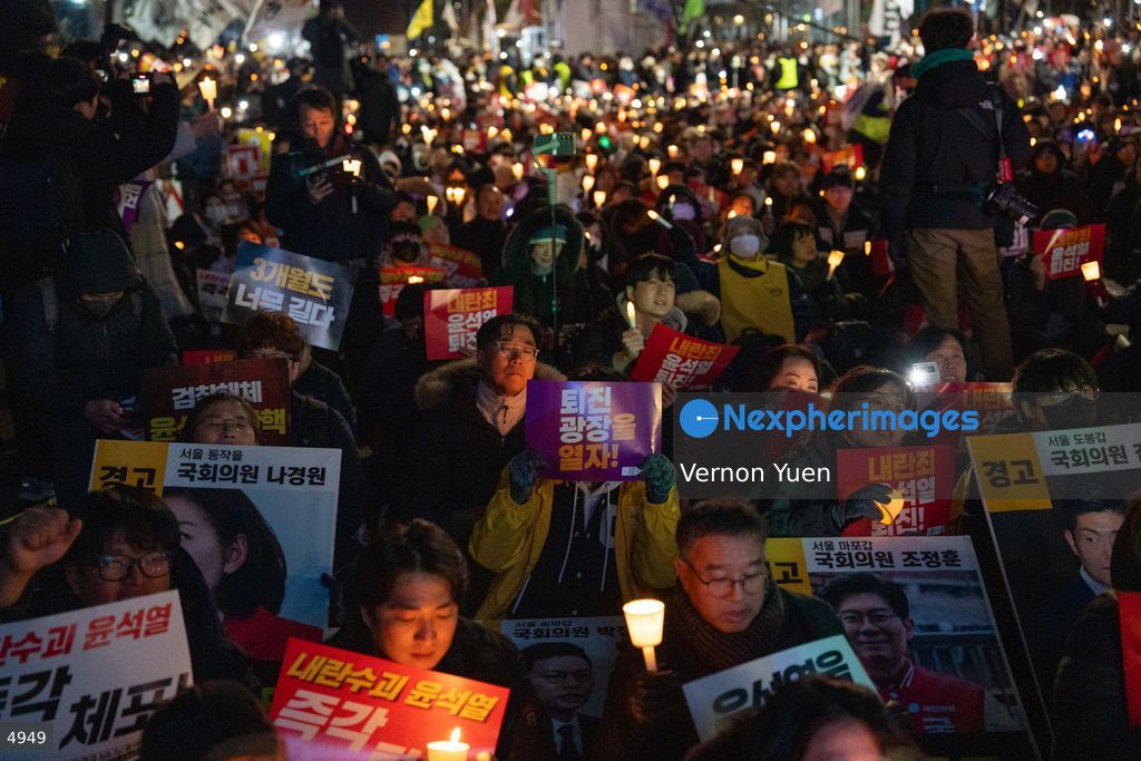 South Korea Protest Demanding President Yoon to be Impeached