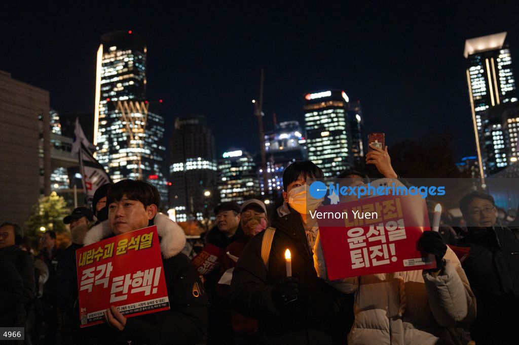 South Korea Protest Demanding President Yoon to be Impeached