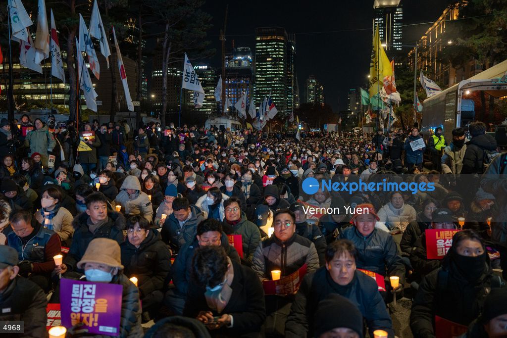 South Korea Protest Demanding President Yoon to be Impeached