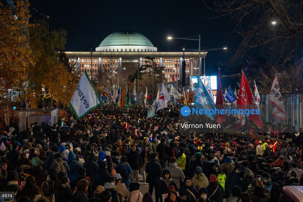 South Korea Protest Demanding President Yoon to be Impeached