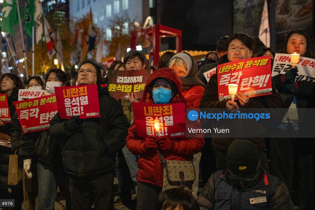 South Korea Protest Demanding President Yoon to be Impeached