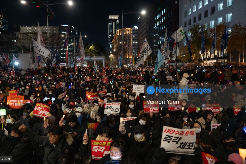 South Korea Protest Demanding President Yoon to be Impeached