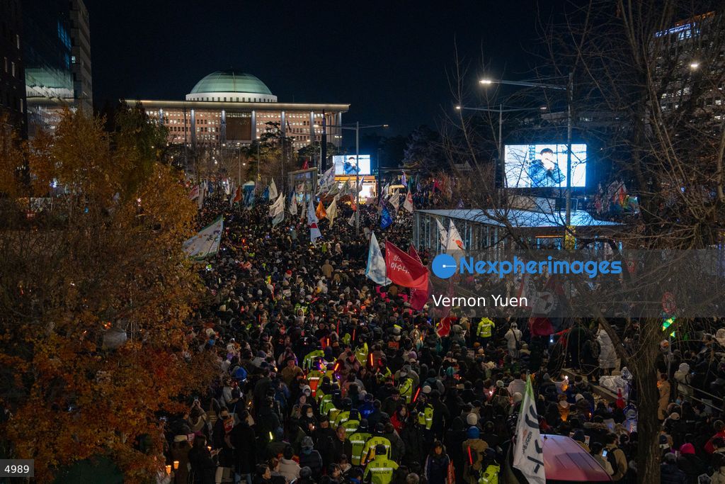 South Korea Protest Demanding President Yoon to be Impeached