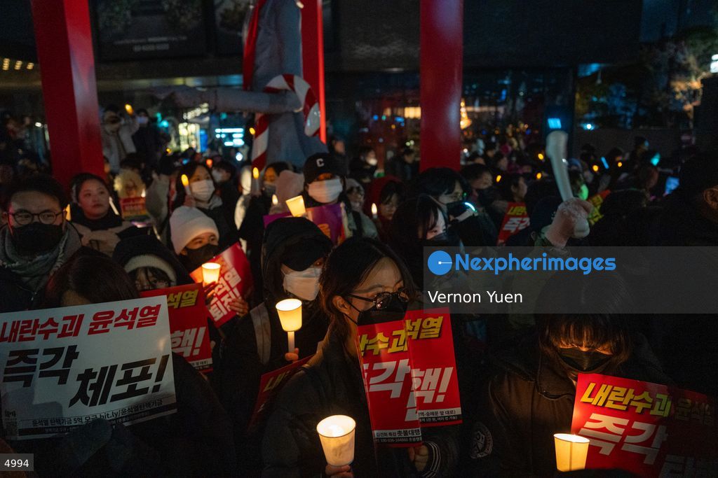 South Korea Protest Demanding President Yoon to be Impeached