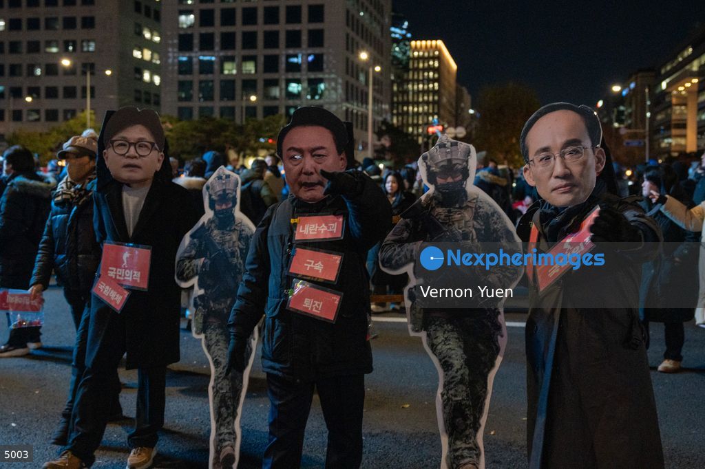 South Korea Protest Demanding President Yoon to be Impeached