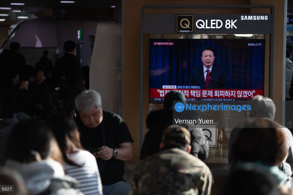 South Korean President Delivers Television Address to Nation