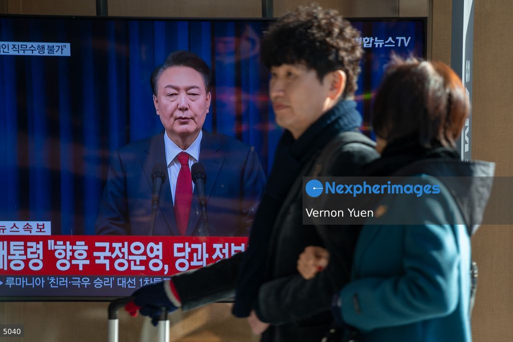 South Korean President Delivers Television Address to Nation