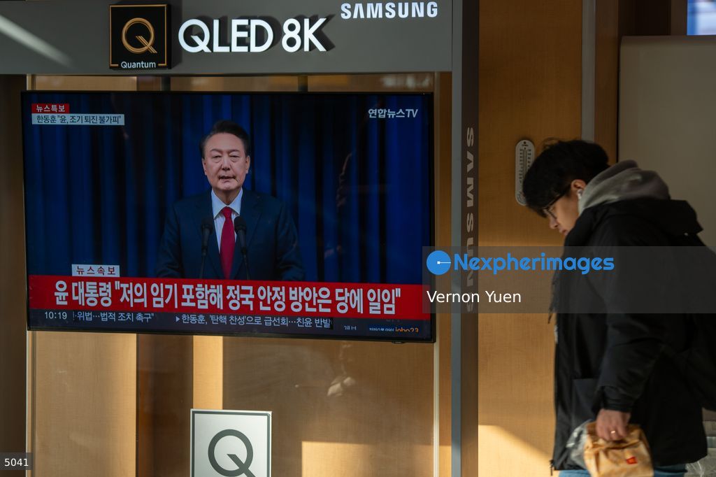 South Korean President Delivers Television Address to Nation