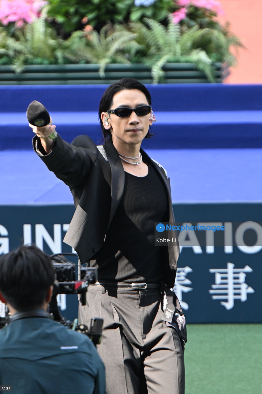 Korean star Rain attend event in Hong Kong Jockey Club