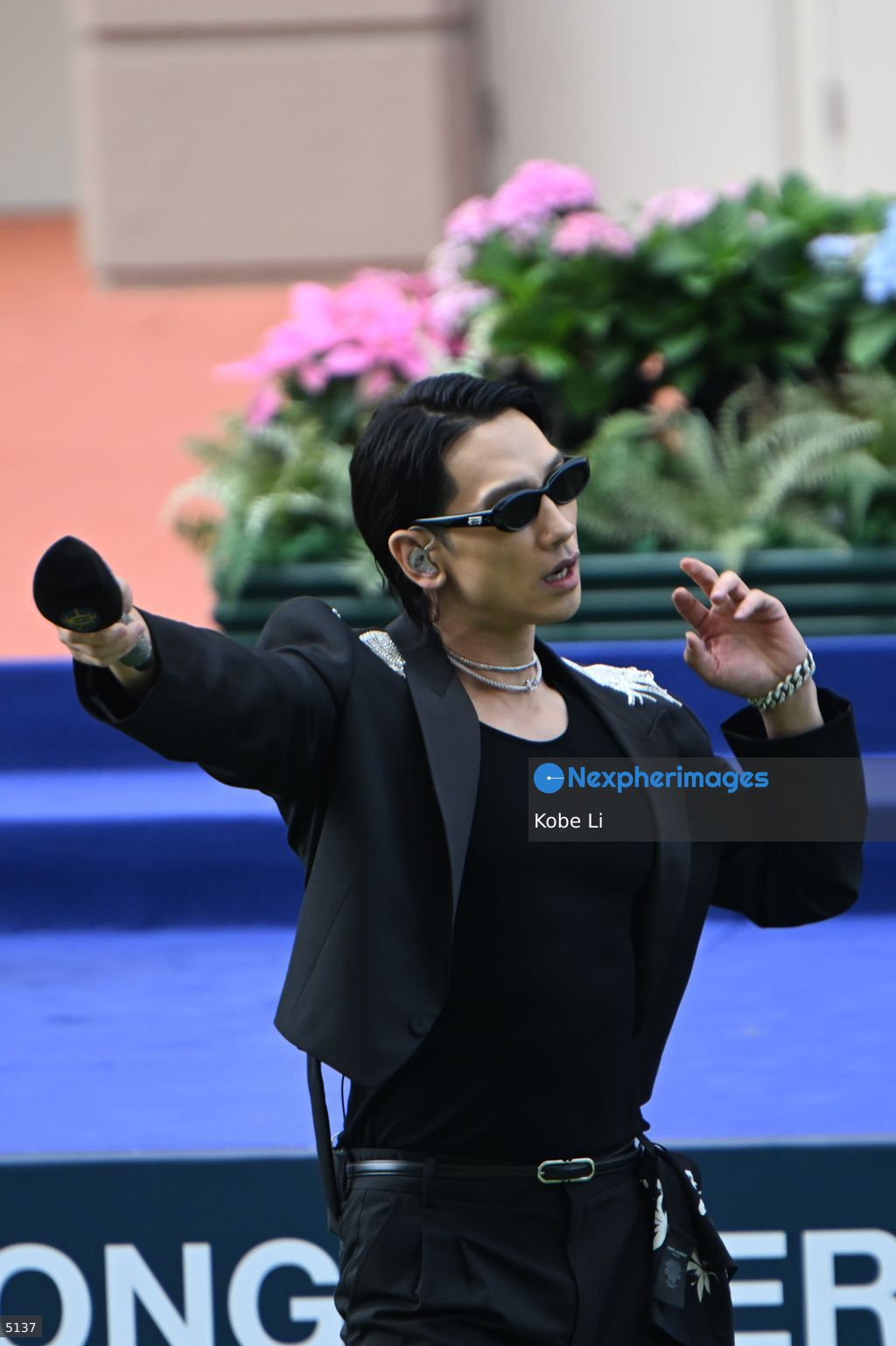 Korean star Rain attend event in Hong Kong Jockey Club