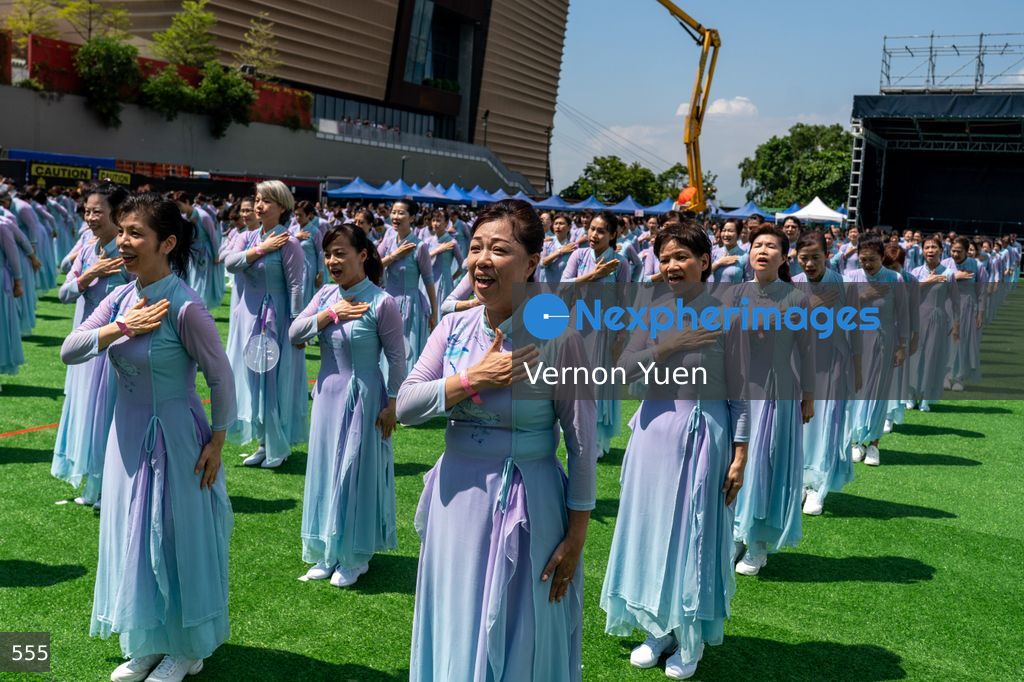 Hong Kong Outdoor Dance Performance to Mark China National Day