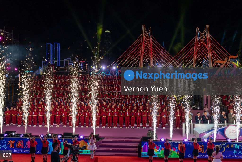 Hong Kong The Next Generation Chorus Performance to mark China National Day