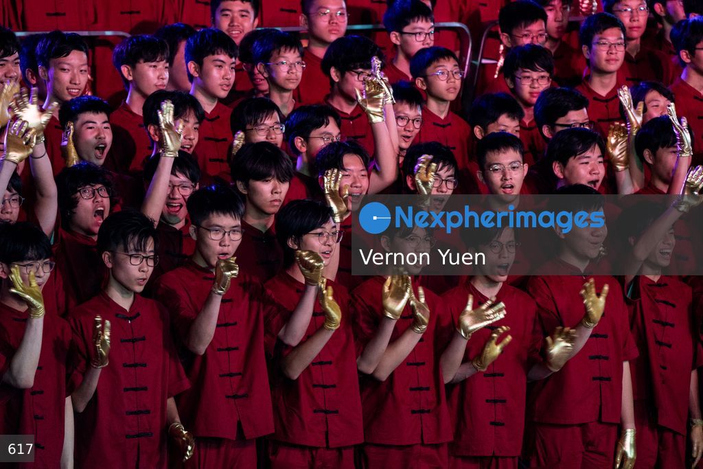 Hong Kong The Next Generation Chorus Performance to mark China National Day
