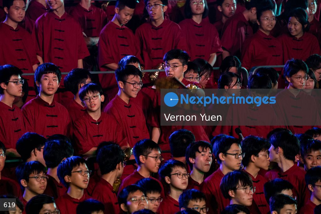 Hong Kong The Next Generation Chorus Performance to mark China National Day