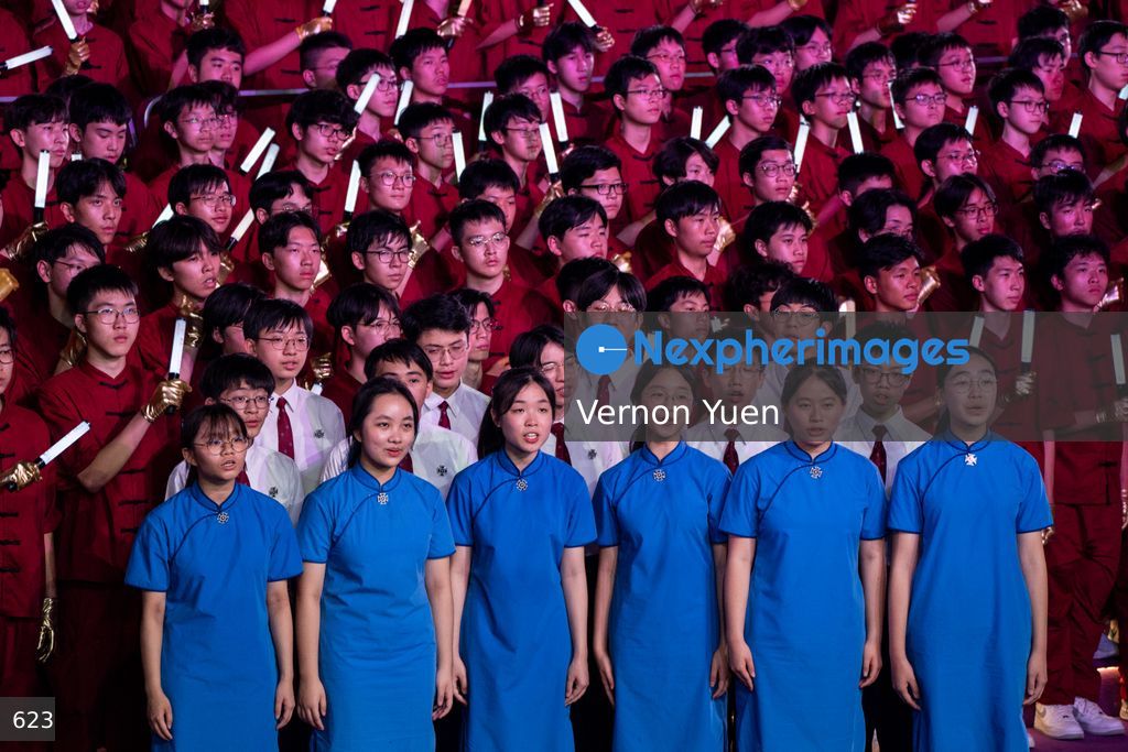 Hong Kong The Next Generation Chorus Performance to mark China National Day