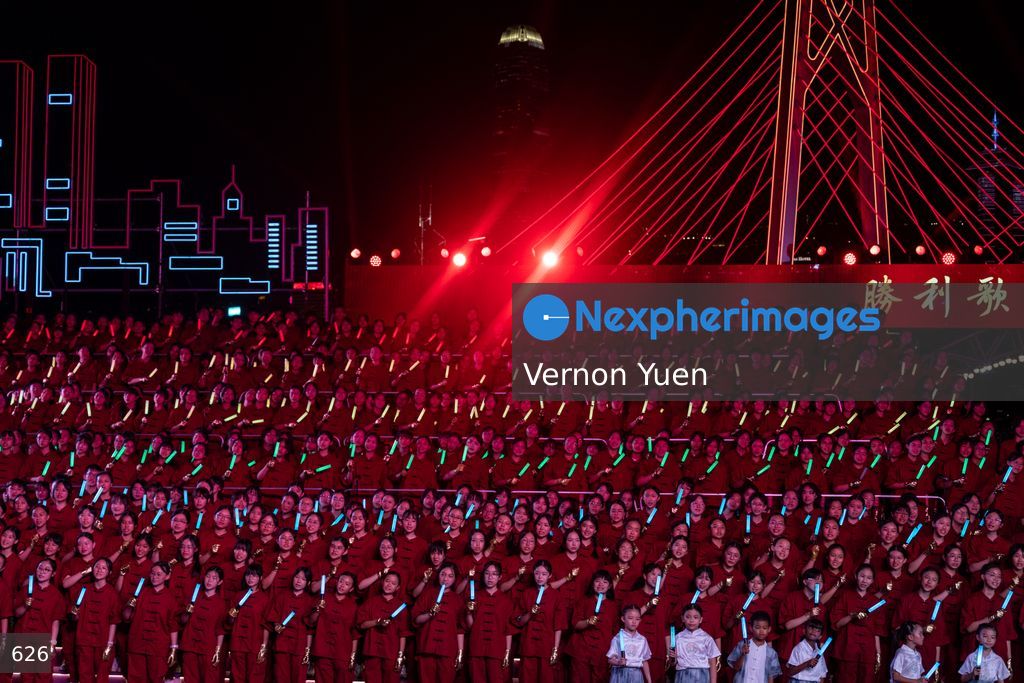 Hong Kong The Next Generation Chorus Performance to mark China National Day