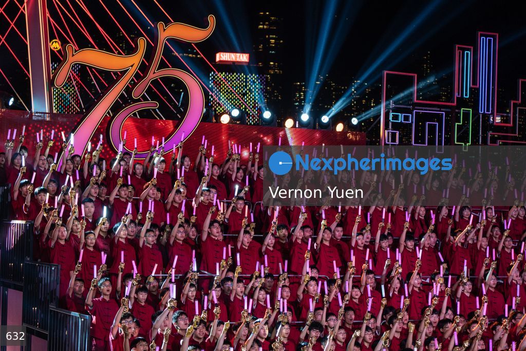 Hong Kong The Next Generation Chorus Performance to mark China National Day