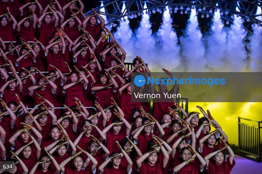 Hong Kong The Next Generation Chorus Performance to mark China National Day