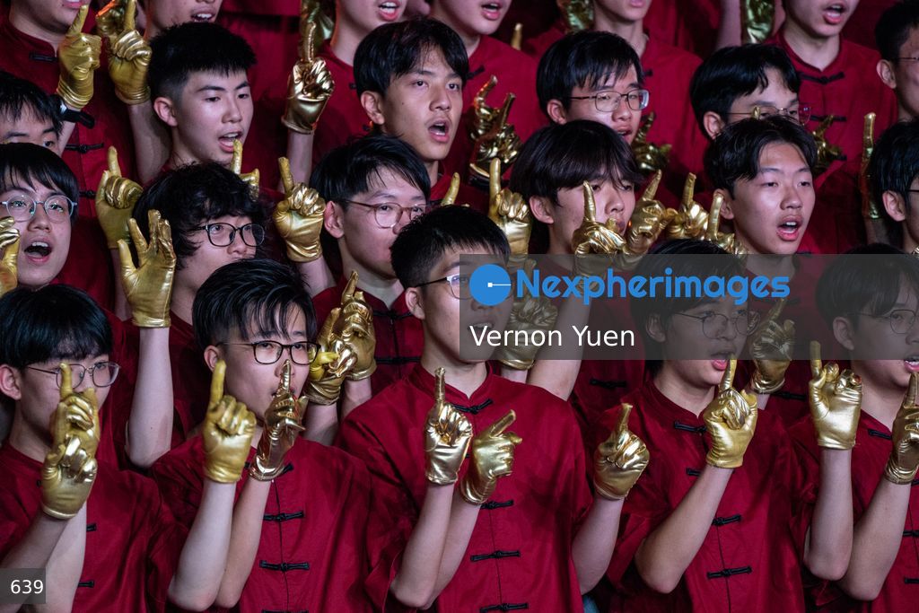 Hong Kong The Next Generation Chorus Performance to mark China National Day