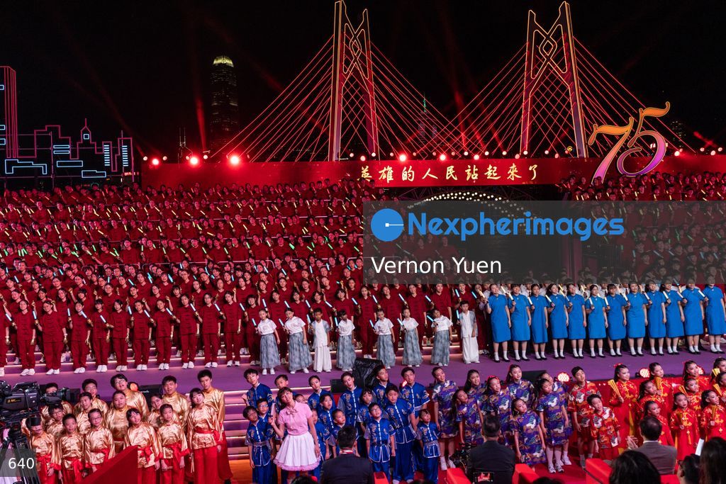 Hong Kong The Next Generation Chorus Performance to mark China National Day