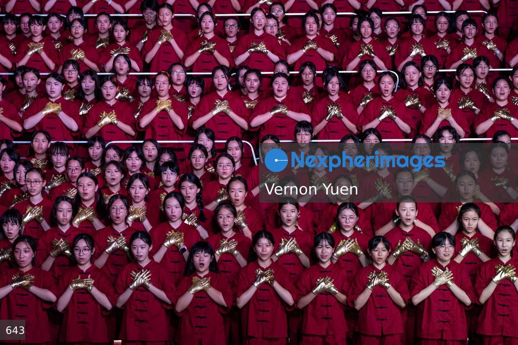 Hong Kong The Next Generation Chorus Performance to mark China National Day