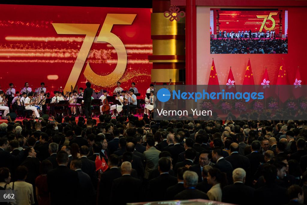 Hong Kong China National Day Flag Raising and Reception