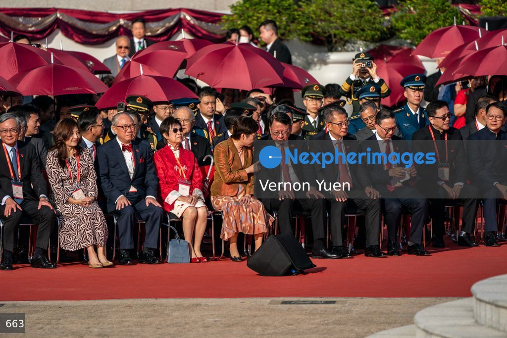 Hong Kong China National Day Flag Raising and Reception