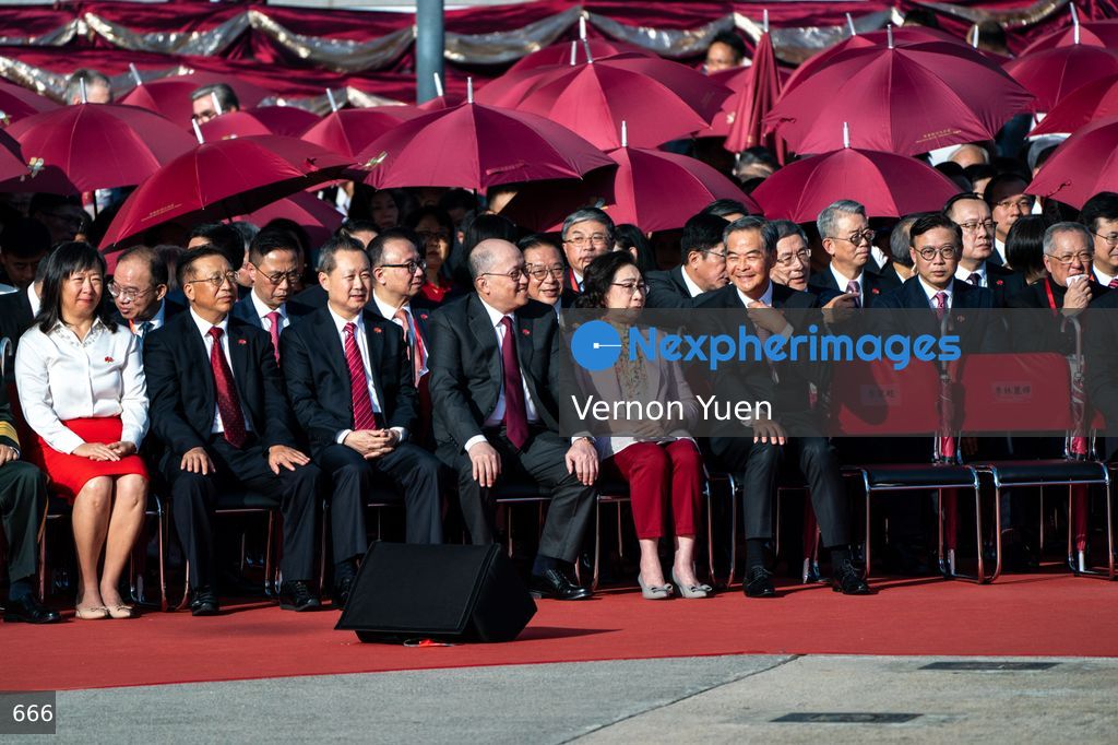Hong Kong China National Day Flag Raising and Reception