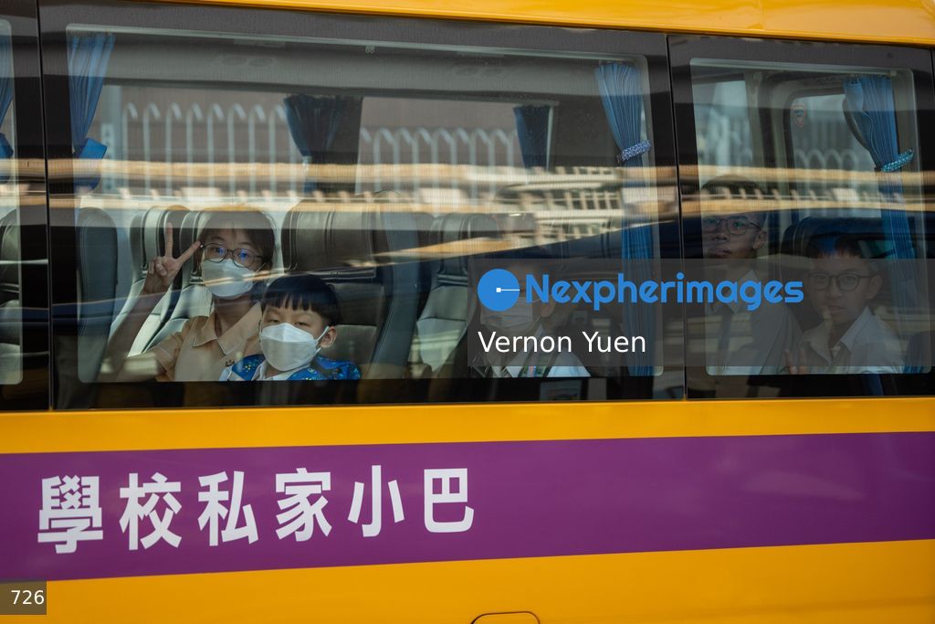 First Day of School after Summer Vacation in Hong Kong