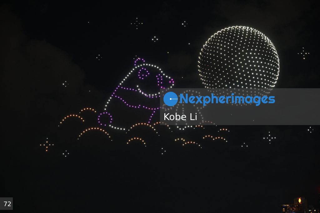 Mid-Autumn Festival drone show 2024 in Hong Kong