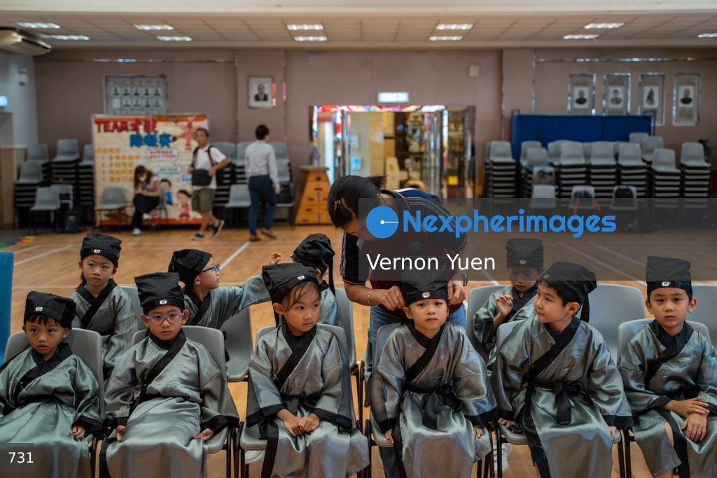 First Day of School after Summer Vacation in Hong Kong