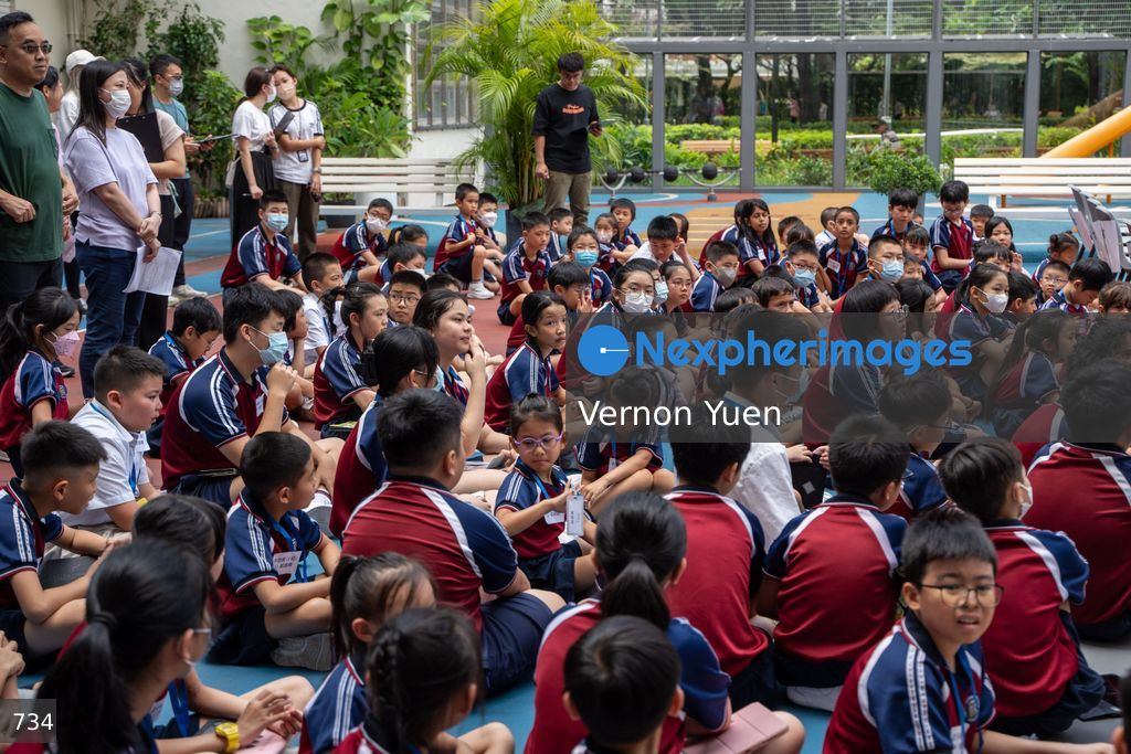 First Day of School after Summer Vacation in Hong Kong