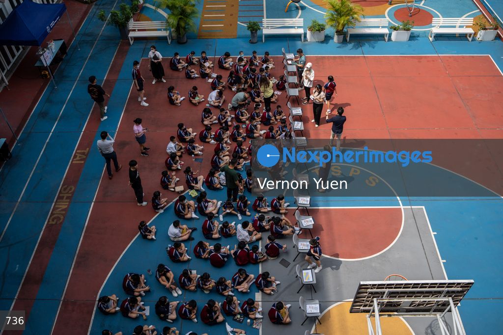 First Day of School after Summer Vacation in Hong Kong