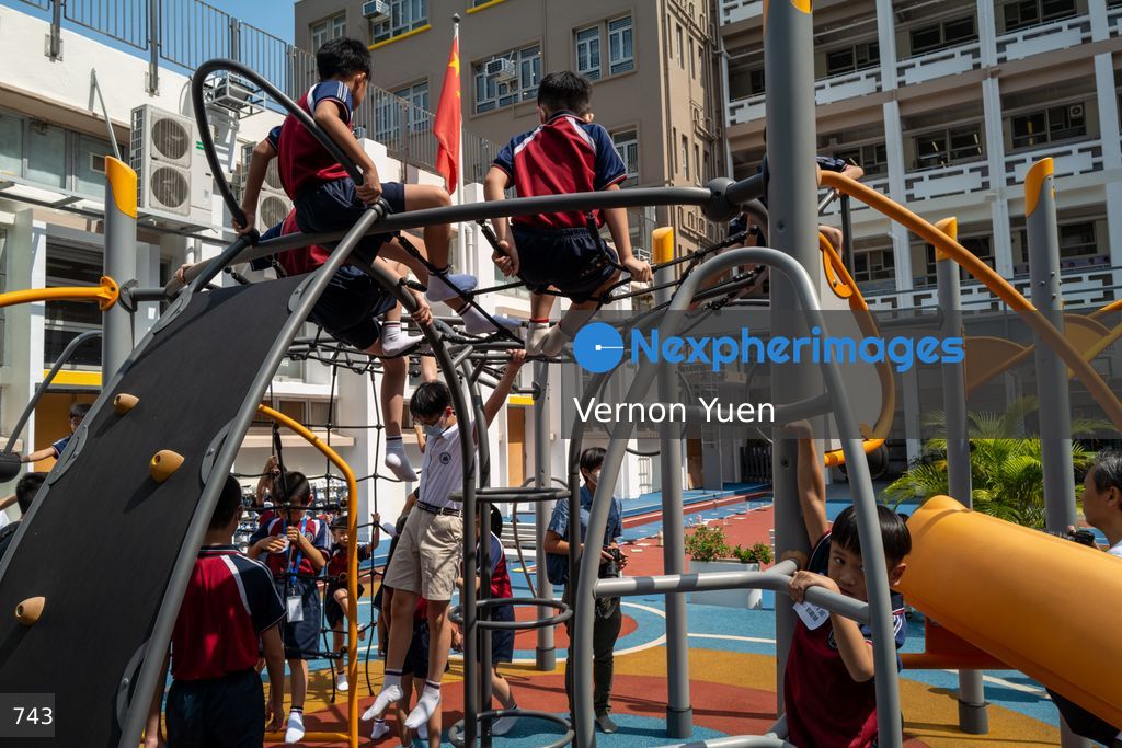 First Day of School after Summer Vacation in Hong Kong