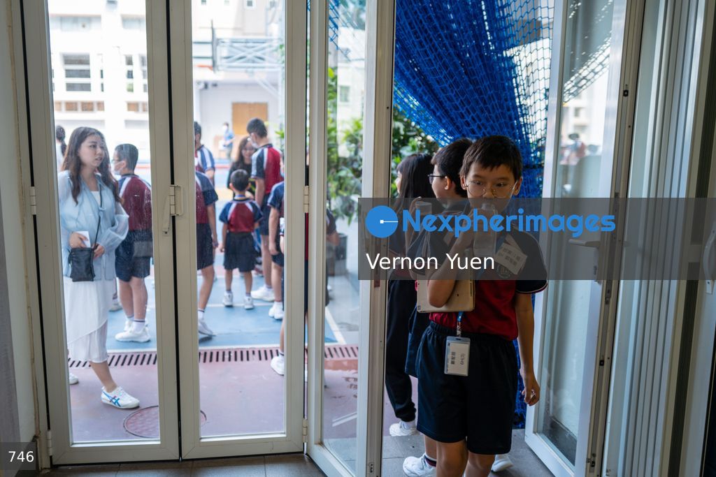 First Day of School after Summer Vacation in Hong Kong