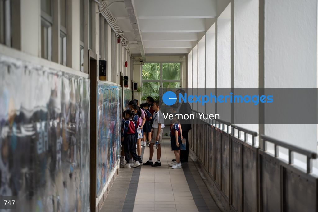 First Day of School after Summer Vacation in Hong Kong