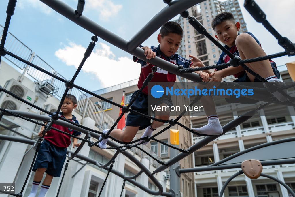 First Day of School after Summer Vacation in Hong Kong