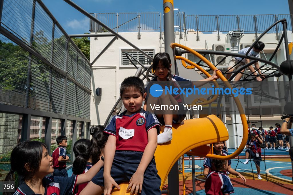 First Day of School after Summer Vacation in Hong Kong
