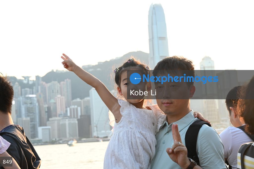 Chinese tourists travel to Hong Kong during national day holiday