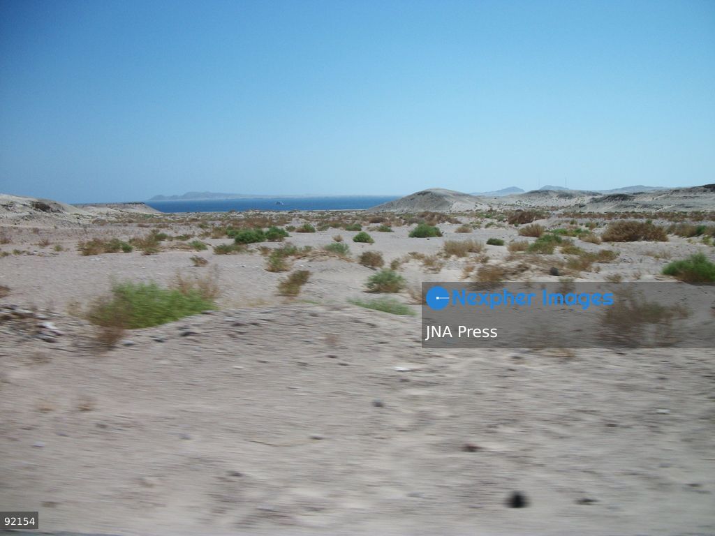 SOUTH SINAI, EGYPT, SEPTEMBER 14, 2026: Desert landscapes and coastal cliffs are seen at Ras Muhammad National Park in South Sinai, Egypt. Located at the southern tip of the Sinai Peninsula, the protected area encompasses desert and marine ecosystems along the Red Sea. Photo by Mahmoud Elshorbagy / JNA Press. (Photo by Mahmoud H. Elshorbagy/JNA Press via Nexpher Images)