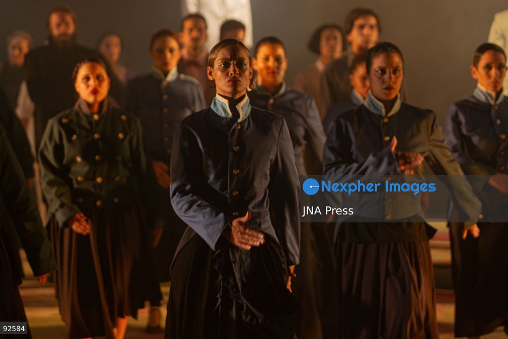 CARACAS, VENEZUELA, SEPTEMBER 13, 2026: Artists perform “Granada, traición y crimen” (Granada, Betrayal and Crime), an immersive theatrical production honoring Spanish poet and playwright Federico García Lorca, at the Alberto de Paz y Mateos Theater in Caracas. Written by Aníbal Grunn and co-directed by Grunn, Carlos Arroyo and Rufino Dorta, the production brings together more than 40 performers and combines theater, flamenco dance, poetry and dramatic reenactments exploring Lorca’s life and legacy. Photo by Richard Carpio / JNA Press. (Photo by Richard Carpio/JNA Press via Nexpher Images)