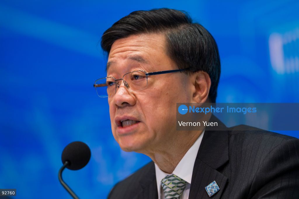 Hong Kong Chief Executive, John Lee, during a press conference on the first five year plan and 2026 Policy Address on September 16, 2026 in Hong Kong. Hong Kong today released its First five year plan along side with the Chief Executive’s 2026 Policy Address. (Photo by Vernon Yuen/Nexpher Images)