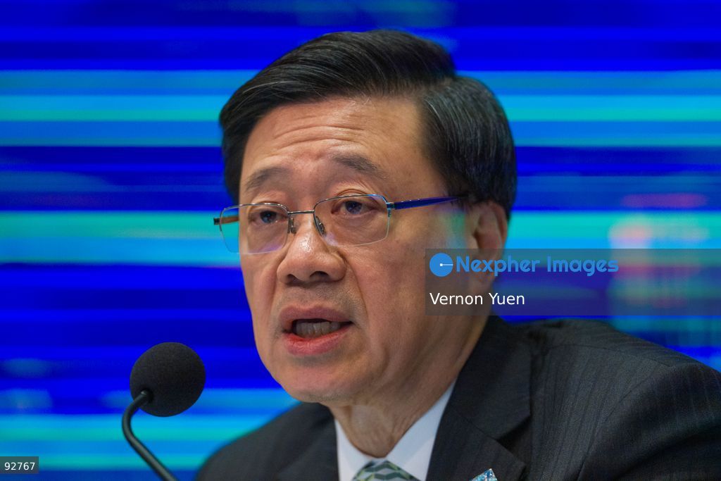 Hong Kong Chief Executive, John Lee, during a press conference on the first five year plan and 2026 Policy Address on September 16, 2026 in Hong Kong. Hong Kong today released its First five year plan along side with the Chief Executive’s 2026 Policy Address. (Photo by Vernon Yuen/Nexpher Images)