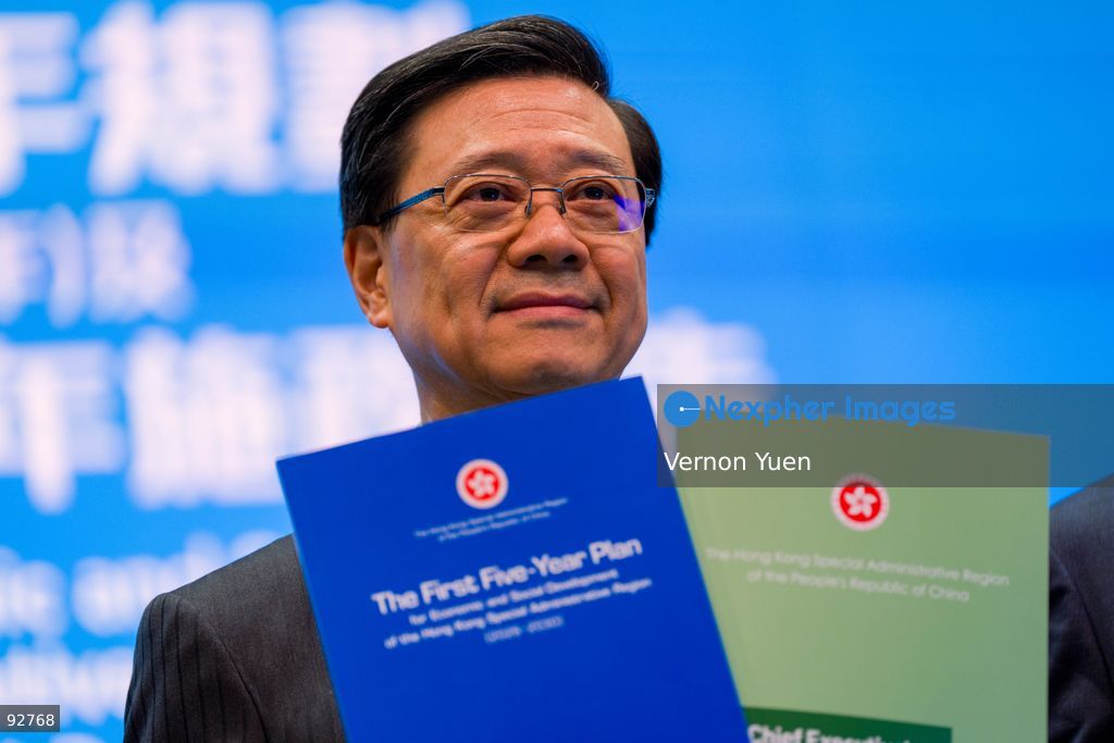 Hong Kong Chief Executive, John Lee, during a press conference on the first five year plan and 2026 Policy Address on September 16, 2026 in Hong Kong. Hong Kong today released its First five year plan along side with the Chief Executive’s 2026 Policy Address. (Photo by Vernon Yuen/Nexpher Images)