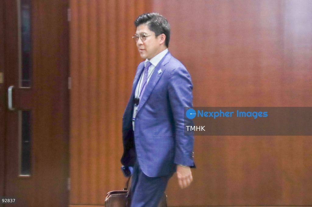 Legislative Councillor Kenneth Fok Kai-kong arrives at the Legislative Council chamber to attend the Chief Executive's 2026 Policy Address on September 16, 2026 in Hong Kong. (Photo by Gordon Choi/TMHK via Nexpher Images)