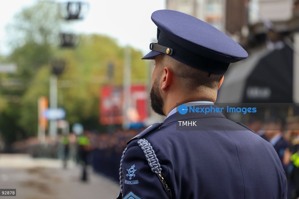 Military personnel stand on duty during Prinsjesdag in The Hague, Netherlands, September 15, 2026. (Photo by Liona Li/TMHK via Nexpher Images)