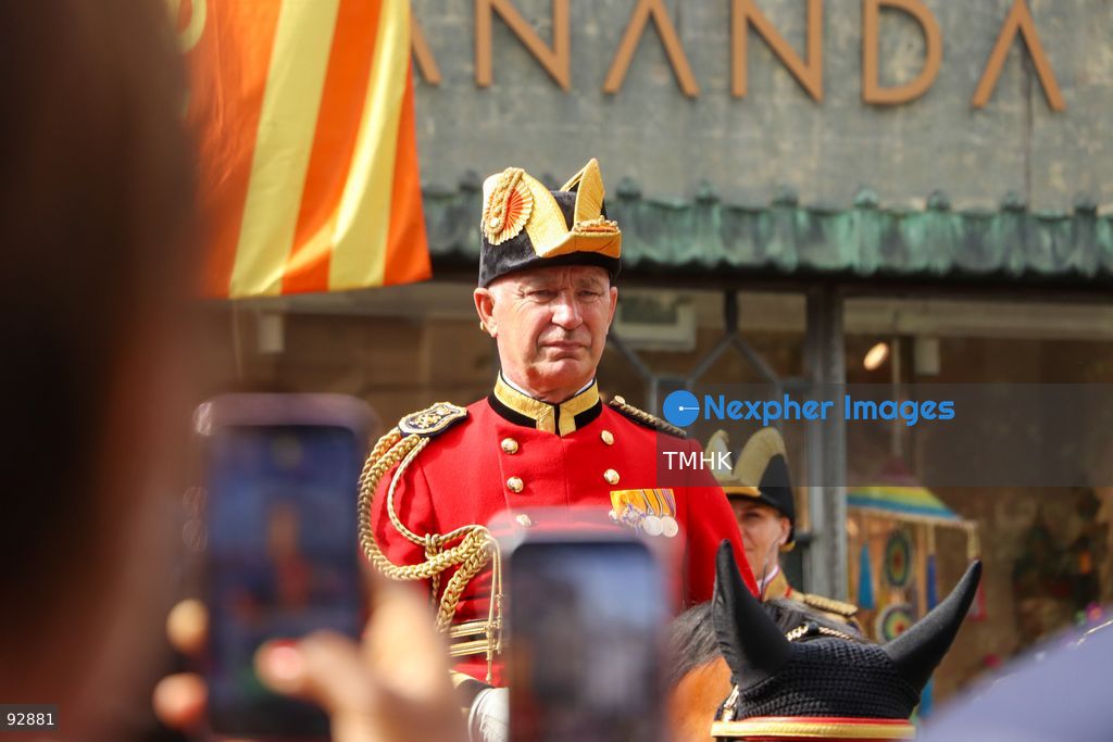 A coachman of the Dutch Royal Stables takes part in the royal procession during Prinsjesdag in The Hague, Netherlands, September 15, 2026. (Photo by Liona Li/TMHK via Nexpher Images)