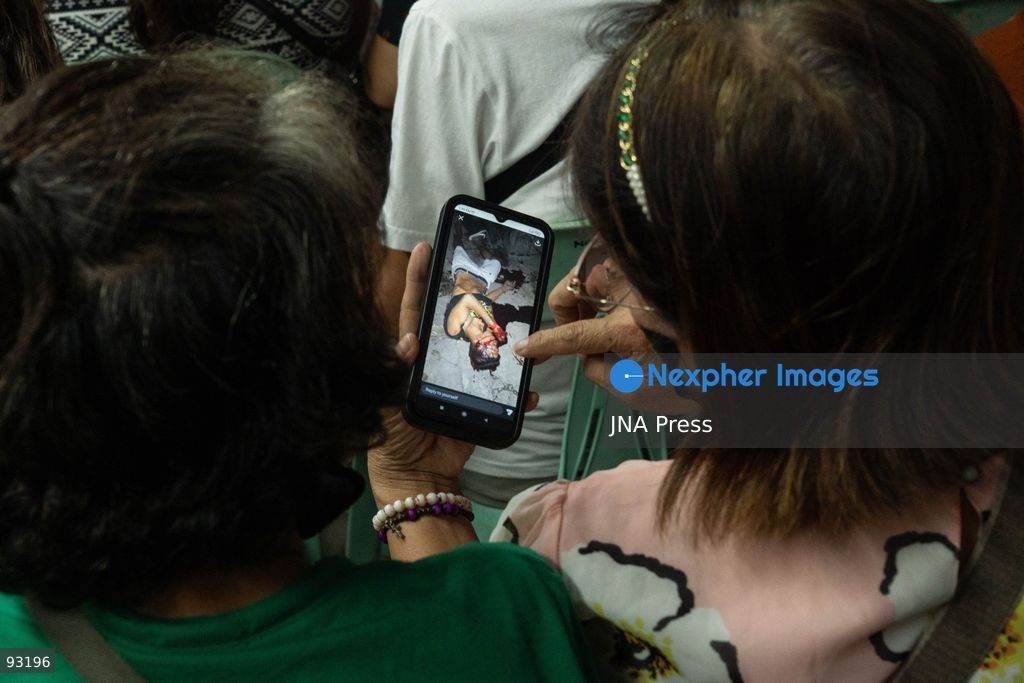 QUEZON CITY, PHILIPPINES, SEPTEMBER 16, 2026: Families of people killed during former Philippine President Rodrigo Duterte’s anti-drug campaign gather at the National Council of Churches in the Philippines in Quezon City to watch an International Criminal Court status conference in Duterte’s case. Duterte is facing proceedings before the ICC over alleged crimes against humanity committed during his anti-drug campaign. Photo by Charles Perez / JNA Press. (Photo by Charles Edmon S. Perez/JNA Press via Nexpher Images)