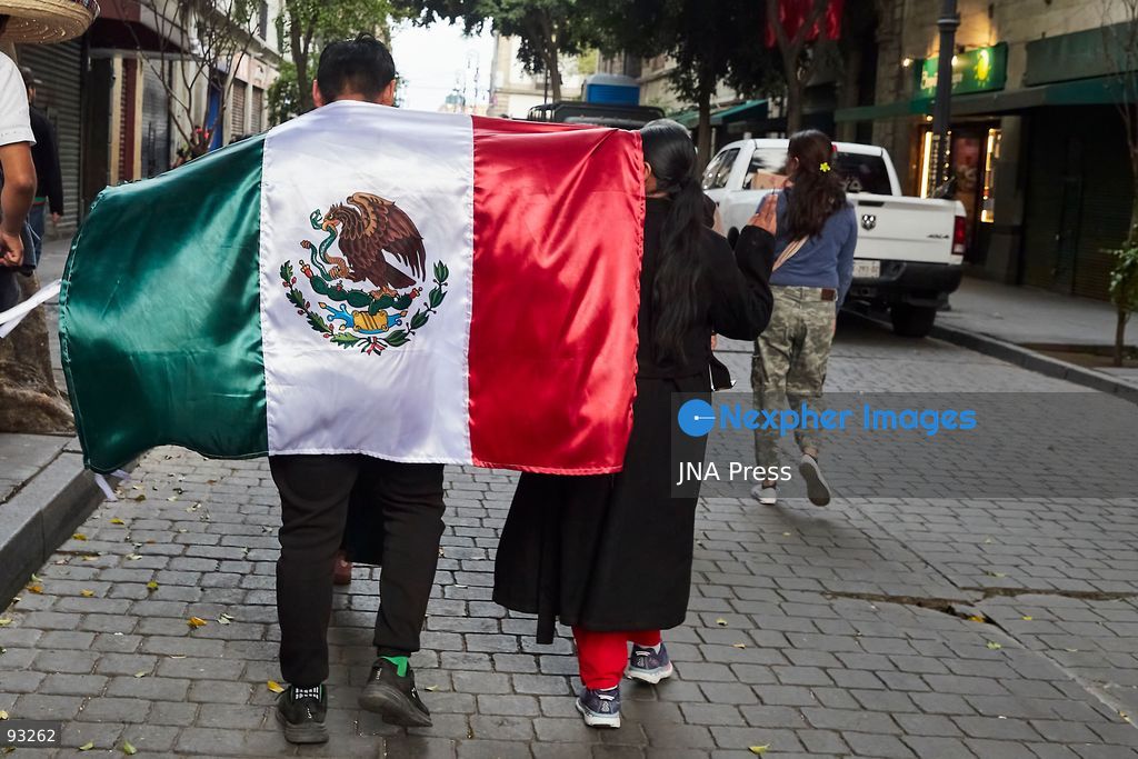 MEXICO CITY, MEXICO, SEPTEMBER 15, 2026: Thousands of people gather at the Zócalo in Mexico City as President Claudia Sheinbaum delivers the traditional Grito de Independencia from the National Palace, marking the anniversary of the start of Mexico’s War of Independence. The annual ceremony takes place on the eve of Mexican Independence Day. Photo by Juan Pérez / JNA Press. (Photo by Juan Perez Puente/JNA Press via Nexpher Images)